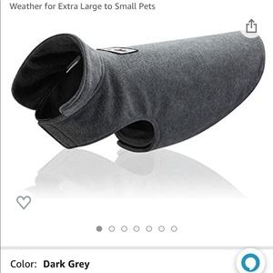 Fleece Dog Pet Coat